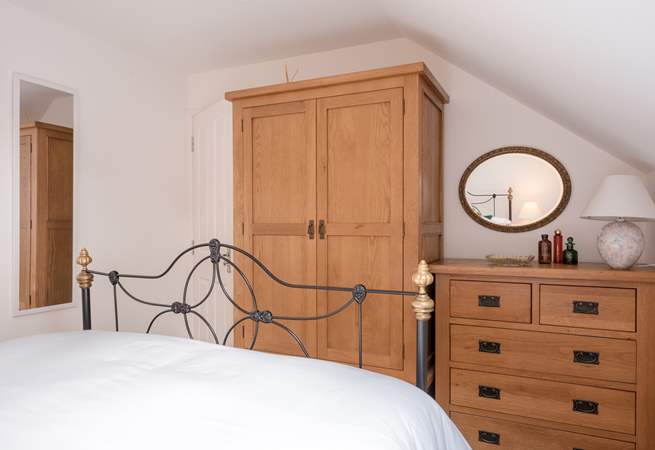 There is plenty of storage and the perfect spot to take time getting ready in the morning.