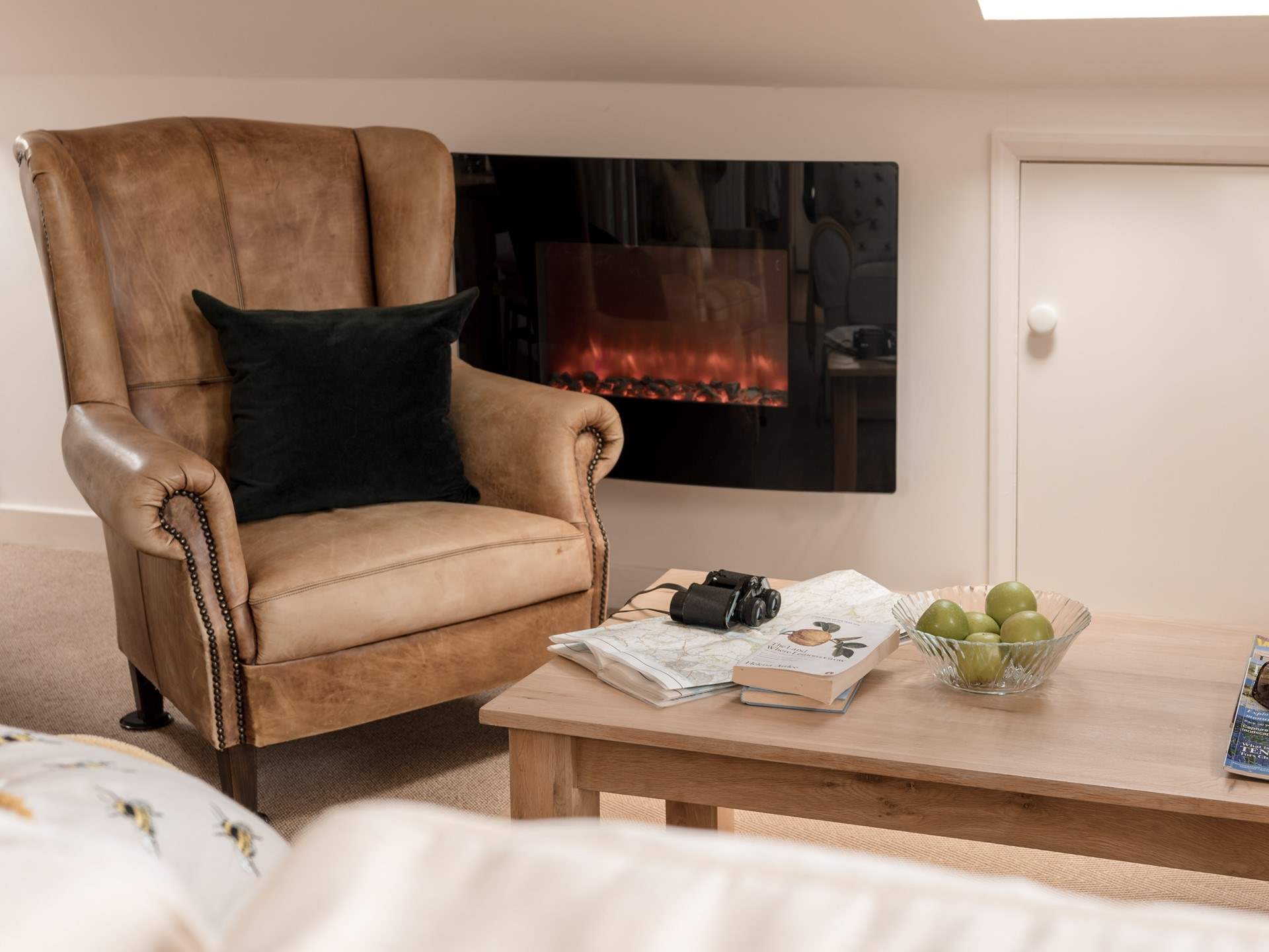 Tranquillity and planning from the comfort of the armchair. 
