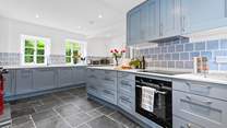 The gorgeous kitchen.