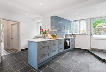 Prepare a delicious feast in the kitchen.