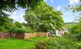 Looking back to the house from the top of the garden. - Thumbnail Image