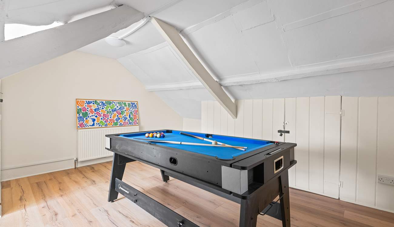 Enjoy a fun few hours in the games-room.