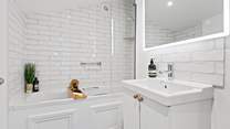 The family bathroom.