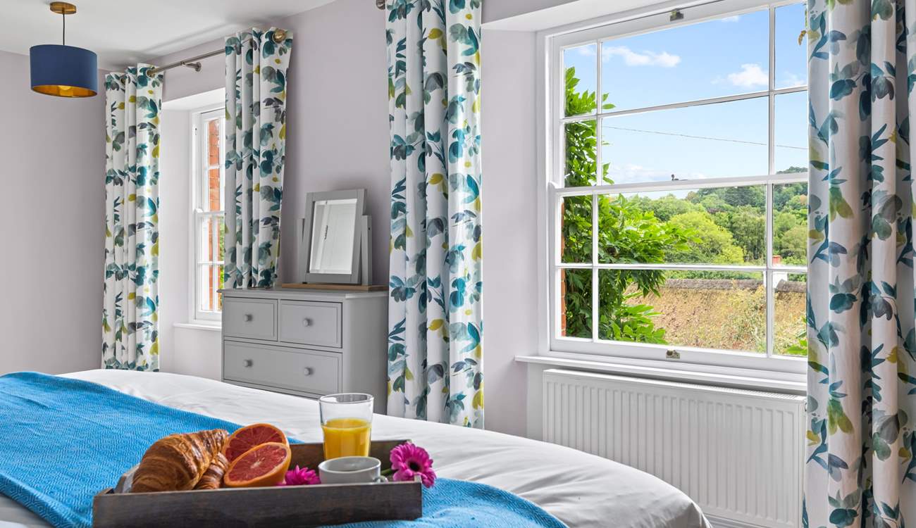 Bedroom 2 has wonderful rural views.