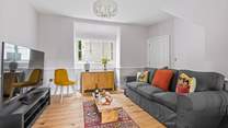 Sink into the comfortable sofas.