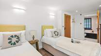 Bedroom one has a comfy 'zip and link' bed so you can choose either a king-size double or twin beds.