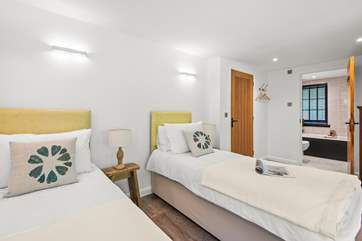 Bedroom one has a comfy 'zip and link' bed so you can choose either a king-size double or twin beds.