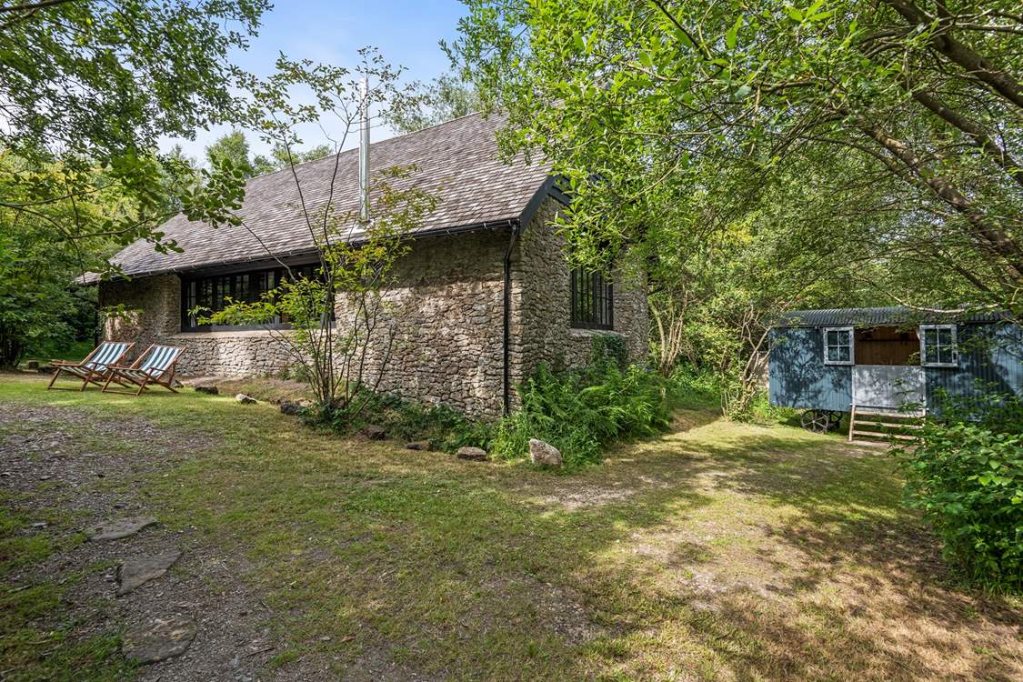 The cute shepherd's hut is home to bedroom four and a separate shower-room.