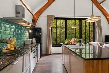 The open plan living area is gorgeous.
