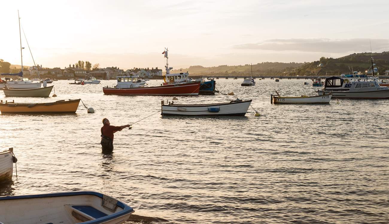 Teignmouth sits over the river from Shaldon.