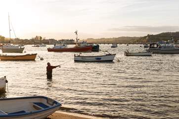 Teignmouth sits over the river from Shaldon.