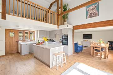 The Barn has beautiful interiors.