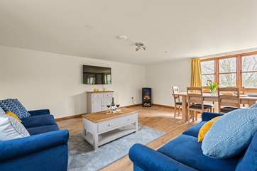 Light the fire and relax after a day of Devon adventures.