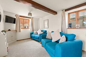 The cosy sitting-room.