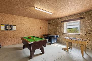 While away a couple of hours enjoying the games-room.