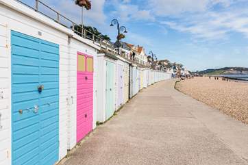 Cobb beach in Lyme Regis is a charming spot.
