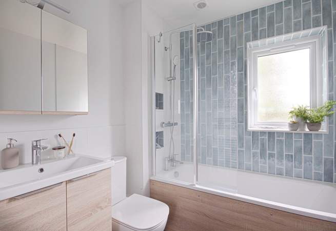 Unwind after a busy day in the beautifully finished bathroom.