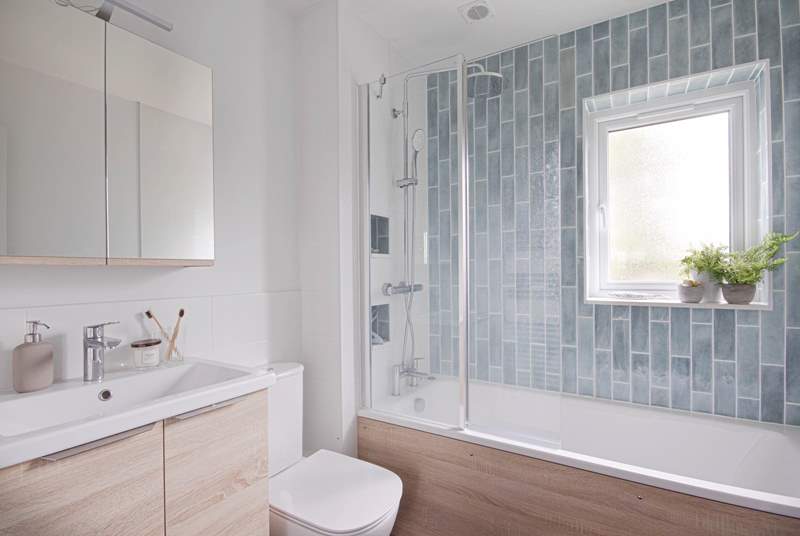 Unwind after a busy day in the beautifully finished bathroom.