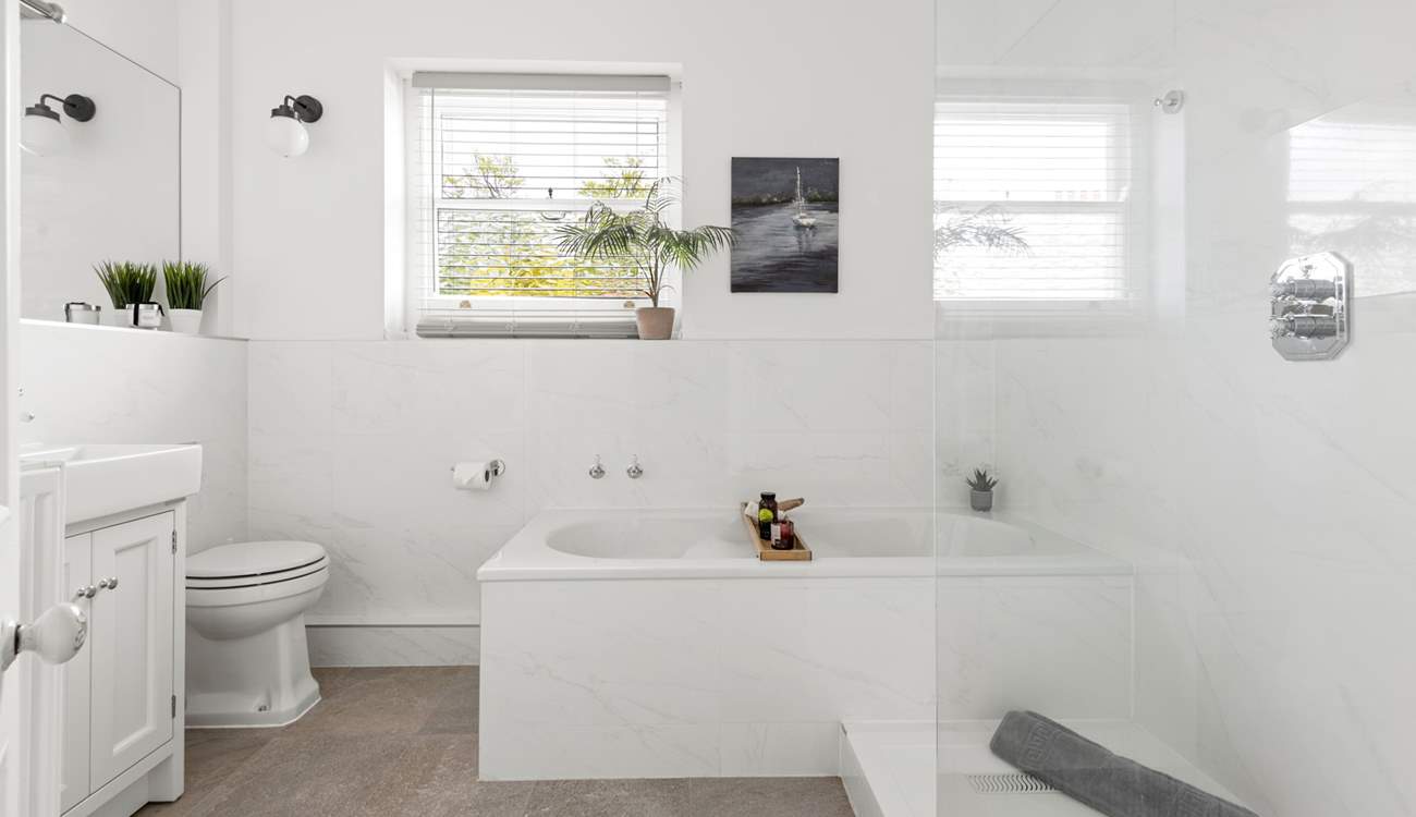 A second bathroom can be found on the top floor.