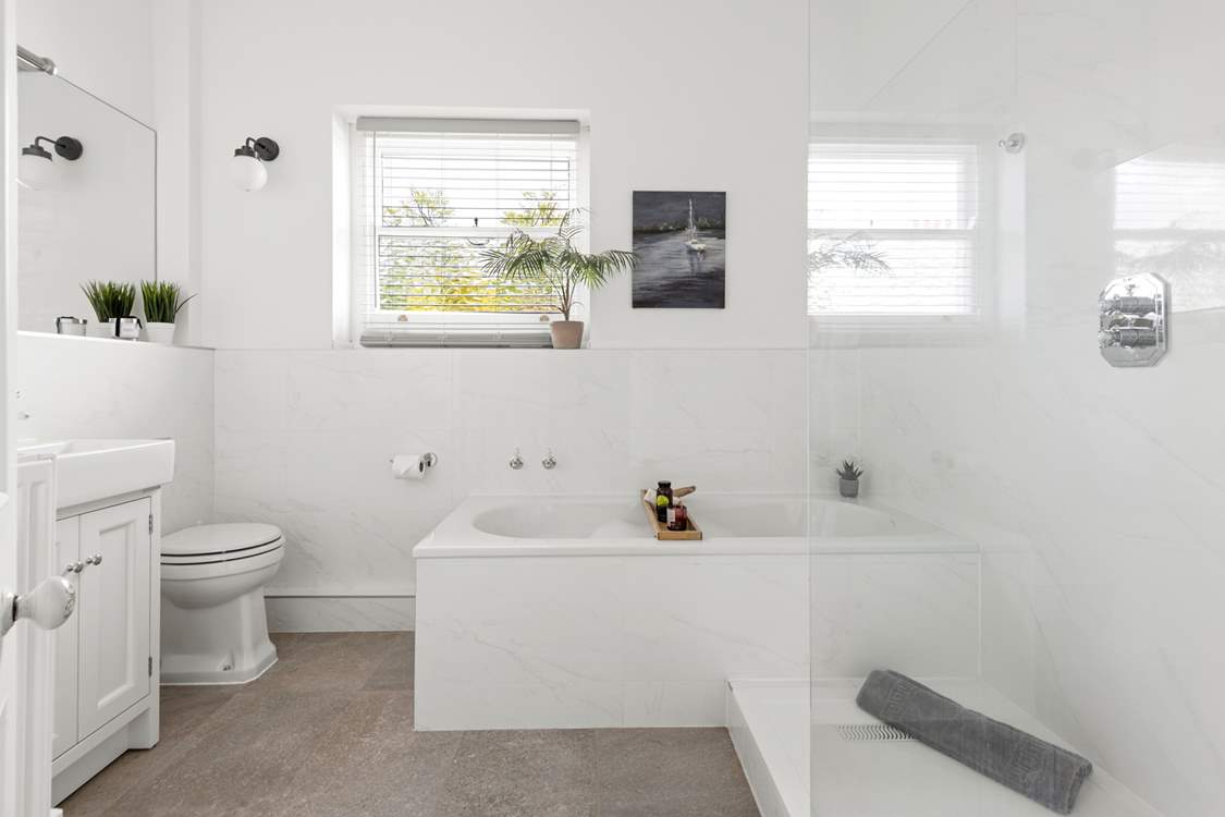 A second bathroom can be found on the top floor.