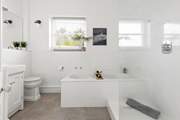 A second bathroom can be found on the top floor.