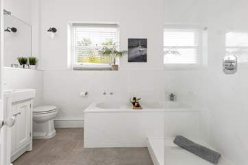 A second bathroom can be found on the top floor.