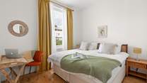 Bedroom two is beautifully furnished.
