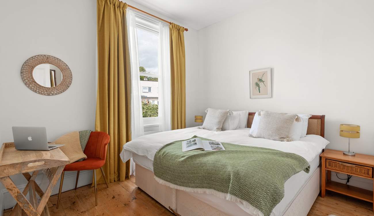 Bedroom two is beautifully furnished.