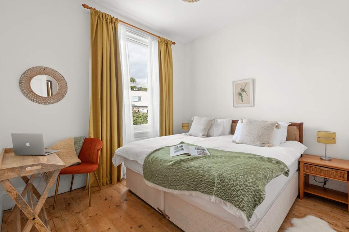 Bedroom two is beautifully furnished.