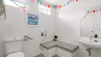 The ground floor's wet-room is perfect for those with reduced mobility.