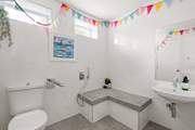 The ground floor's wet-room is perfect for those with reduced mobility.
