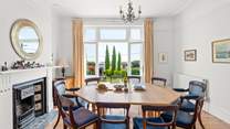 Enjoy late lunches and hearty suppers together around the large dining-table.
