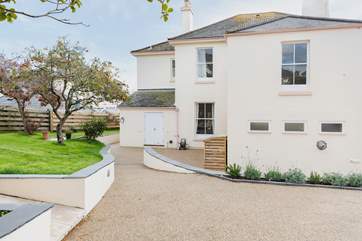 The outside space at Duncombe.