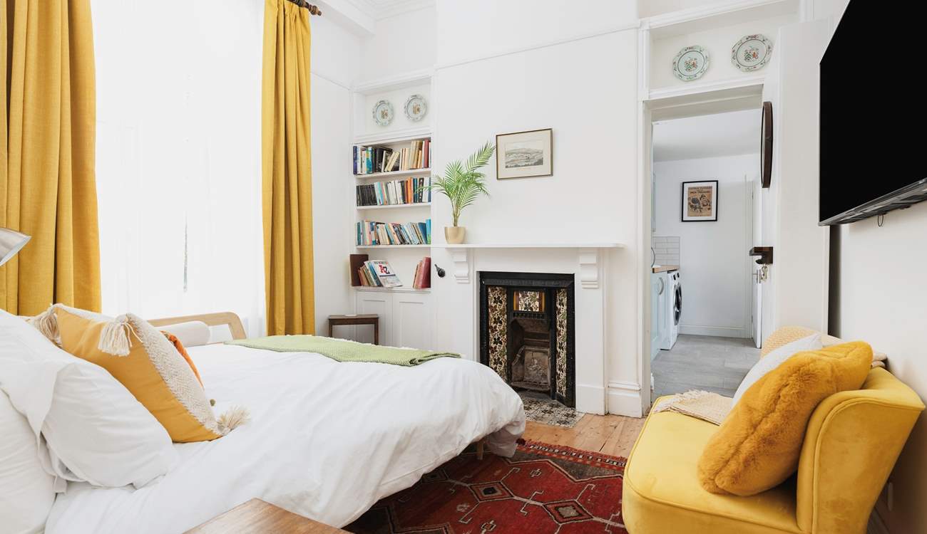 The snug as a mobility friendly bedroom, with access to the wet-room.