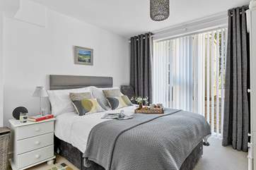 On the lower ground floor, bedroom 2 is beautifully furnished.