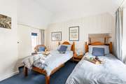 Bedroom 2 with its ‘zip and link’ (super-king or twin) beds is suitable for either adults or children.
