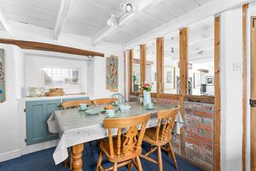 The dining-table where everyone can gather to chat about the day ahead.