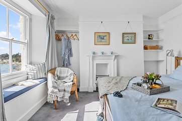 Bedroom 2 on the first floor has gorgeous views and the ‘zip and link’ (super-king or twin) beds can make a super-king bed