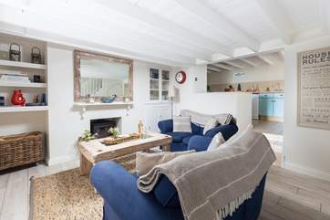 Oh so cosy, the rustic charm of Little Cottage shines through.