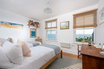 A delightful twin room is the perfect place for little ones to rest.