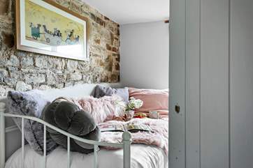 Bedroom Two is a very sweet single room.