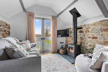 The cosy living space.