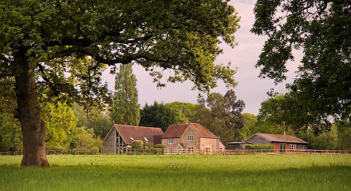 Underwood Cabin can be found in the beautiful grounds of St Hubert's Lodge. 