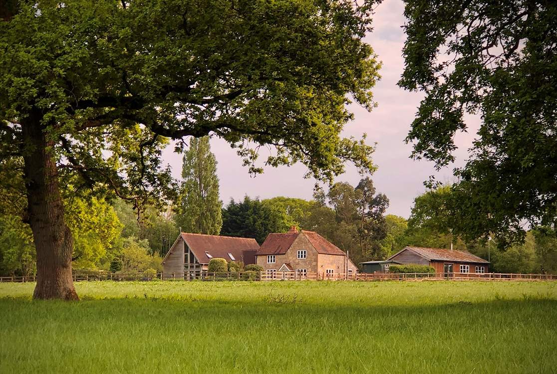 Underwood Cabin can be found in the beautiful grounds of St Hubert's Lodge.