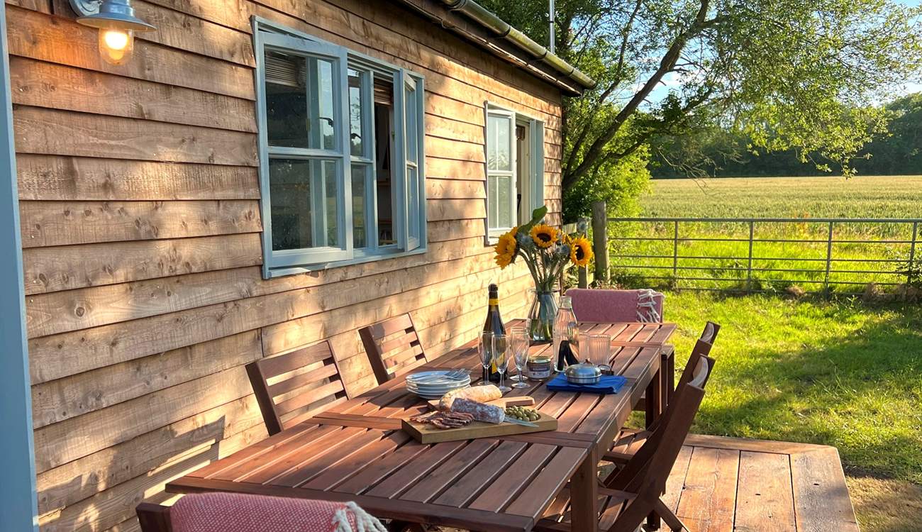 The gorgeous outside space where you can enjoy al fresco dining from dawn until dusk.