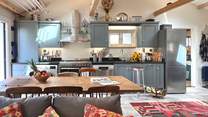 The kitchen/diner is a super sociable space.