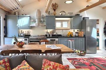 The kitchen/diner is a super sociable space.