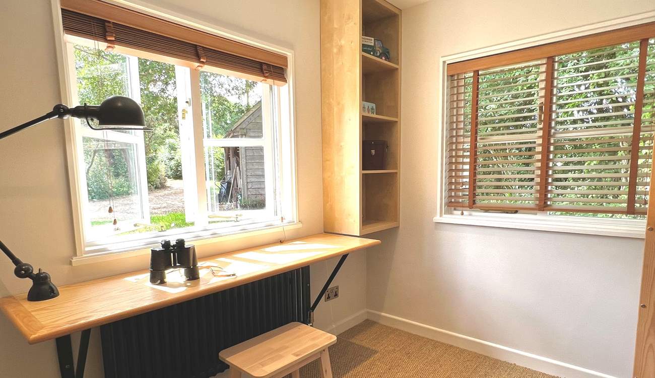 A handy desk if work is calling.