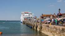 Yarmouth has some great places to eat and a pretty marina.