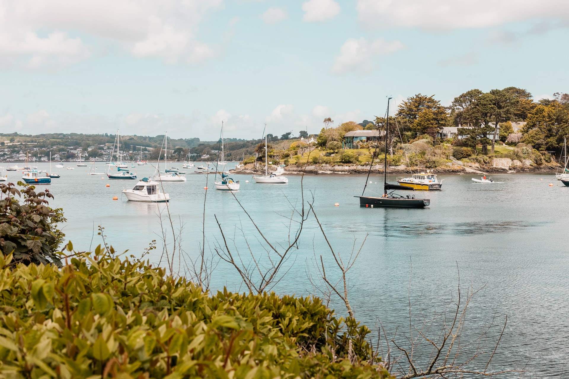 Walk along the footpath to the Pandora Inn and admire the picturesque views.